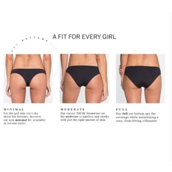 Tavik Antic Moderate Swim Bottom Black Women's Large NWT - Picture 5 of 6